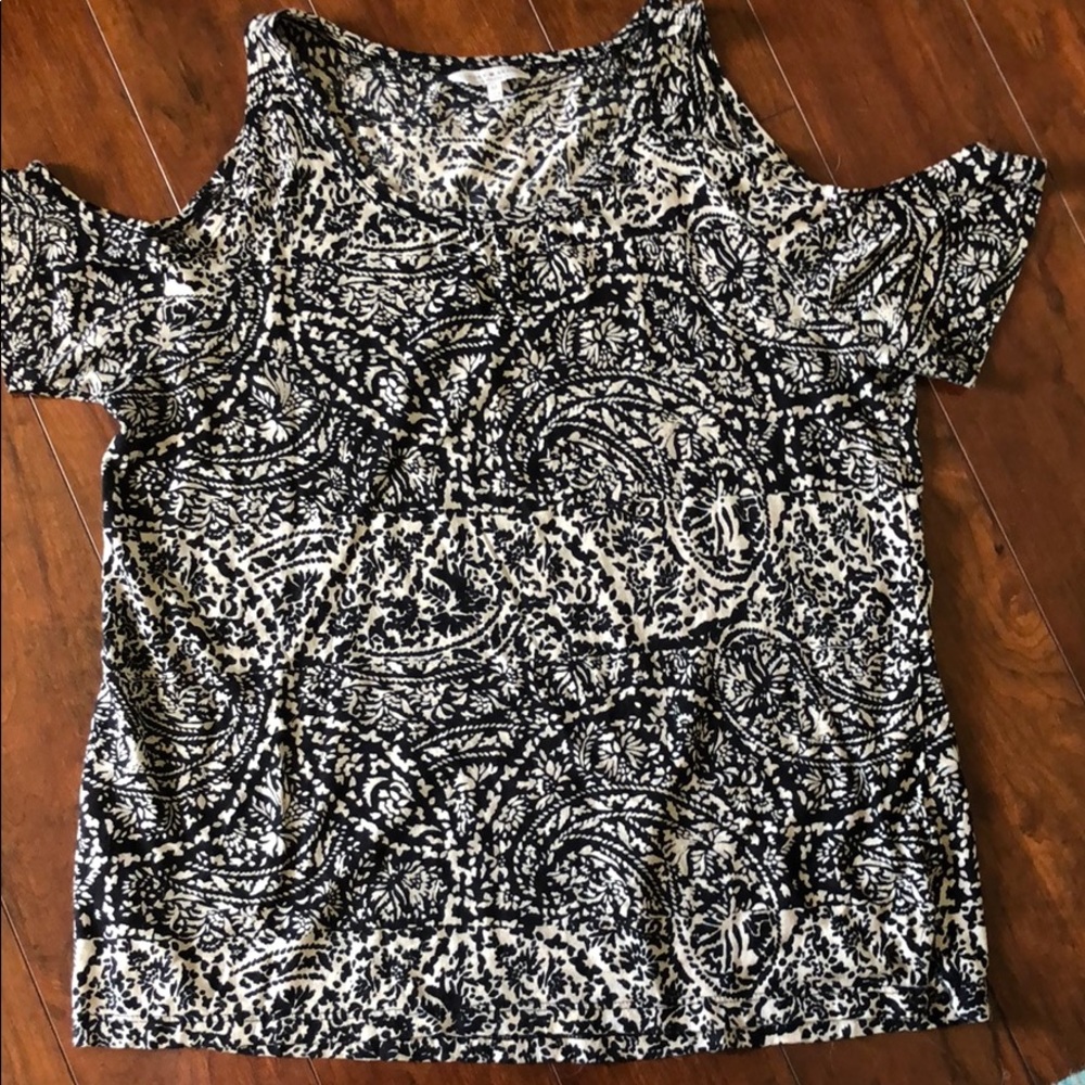 Lucky Brand - Aztec Cold Shoulder top